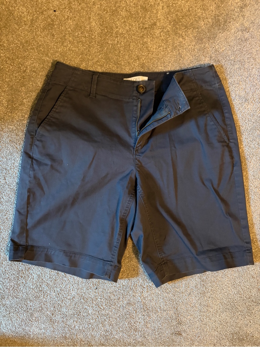 LOFT Navy Blue Women's Bermudas